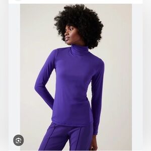 Athleta Vibrant Purple Long Sleeve Top. NWT